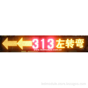 LED Moving Message Digital Sign for Bus